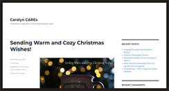 Desktop Screenshot of carolyncaresblog.com